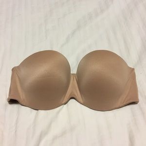 Victoria’s Secret Nude Strapless Bra Size 34B